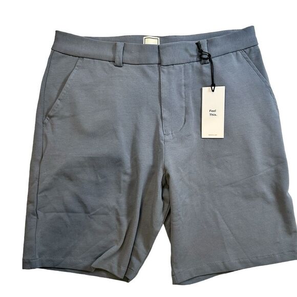 NWT SWET TAILOR Men’s 8” Gray Chino Short Regular Fit - Size 29 - Picture 7 of 11